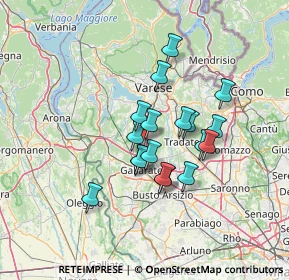 Mappa Via Felice Casorati, 21041 Albizzate VA, Italia (10.43778)