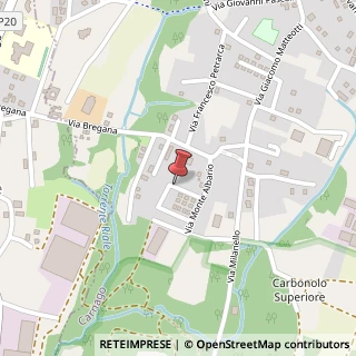 Mappa Via Gianni Rodari, 36, 21040 Carnago, Varese (Lombardia)
