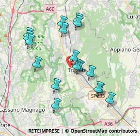 Mappa Via Baracca, 21049 Tradate VA, Italia (3.78647)