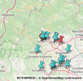 Mappa Via Baracca, 36015 Schio VI, Italia (14.64056)