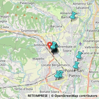 Mappa Via Giovanni Gandolfi, 24030 Mapello BG, Italia (1.24786)