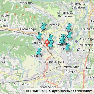 Mappa Via Giovanni Gandolfi, 24030 Mapello BG, Italia (1.29273)