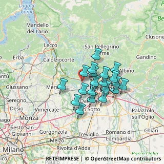 Mappa Via Giovanni Gandolfi, 24030 Mapello BG, Italia (9.94)