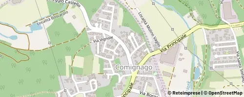 Mappa Comignago