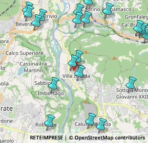 Mappa Via A. A. Ludrini, 24030 Villa d'Adda BG, Italia (2.7195)
