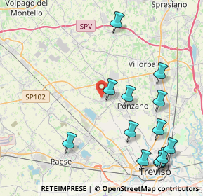 Mappa Vicolo della Serenissima, 31050 Ponzano Veneto TV, Italia (4.98)