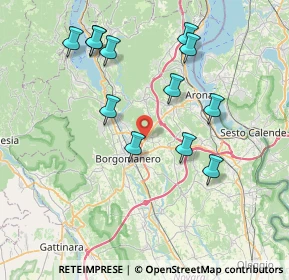 Mappa Via Santa Cristinetta SS 142 Borgomanero-Arona, 28013 Gattico NO, Italia (7.73167)