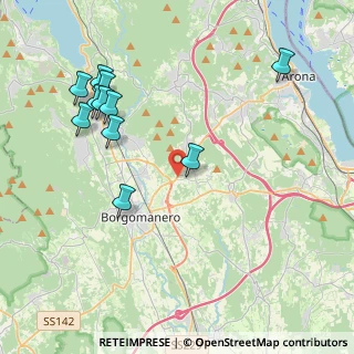 Mappa Via Santa Cristinetta SS 142 Borgomanero-Arona, 28013 Gattico NO, Italia (4.53182)