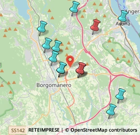 Mappa Via Santa Cristinetta SS 142 Borgomanero-Arona, 28013 Gattico NO, Italia (3.64286)