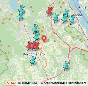 Mappa Via Santa Cristinetta SS 142 Borgomanero-Arona, 28013 Gattico NO, Italia (4.20357)