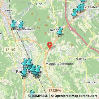 Mappa Via Santa Cristinetta SS 142 Borgomanero-Arona, 28013 Gattico NO, Italia (3.3105)
