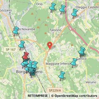 Mappa Via Santa Cristinetta SS 142 Borgomanero-Arona, 28013 Gattico NO, Italia (2.792)