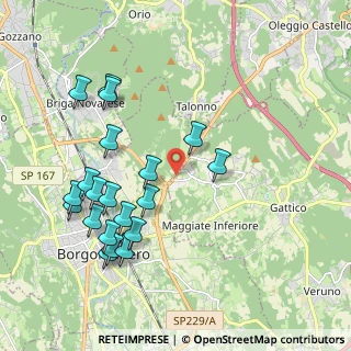 Mappa Via Santa Cristinetta SS 142 Borgomanero-Arona, 28013 Gattico NO, Italia (2.149)