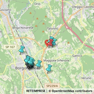 Mappa Via Santa Cristinetta SS 142 Borgomanero-Arona, 28013 Gattico NO, Italia (2.198)