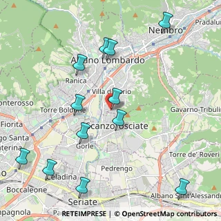 Mappa Via della Roggia, 24020 Villa di Serio BG, Italia (2.44083)