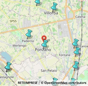 Mappa Via Caotorta, 31050 Ponzano Veneto TV, Italia (3.1775)