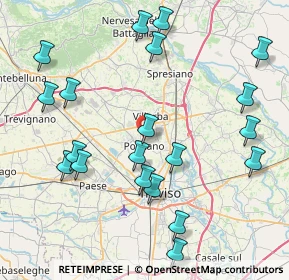 Mappa Via Caotorta, 31050 Ponzano Veneto TV, Italia (9.2585)