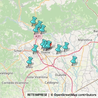 Mappa Via Sant'Anastasia, 36030 Zugliano VI, Italia (5.46154)