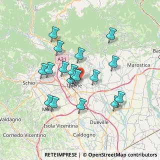 Mappa Via Sant'Anastasia, 36030 Zugliano VI, Italia (6.34389)