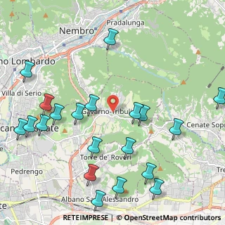 Mappa Via Monte Misma, 24020 Scanzorosciate BG, Italia (2.627)