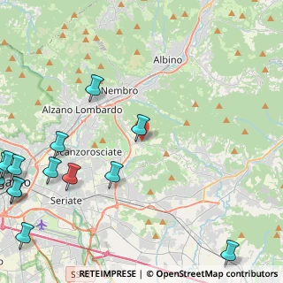 Mappa Via Monte Misma, 24020 Scanzorosciate BG, Italia (7.02333)