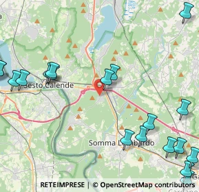 Mappa Vicolo Motte, 21029 Vergiate VA, Italia (6.2615)