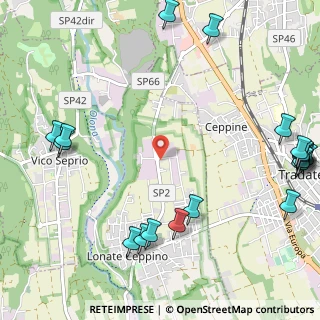 Mappa Via Vittorio Veneto, 21050 Lonate Ceppino VA, Italia (1.584)