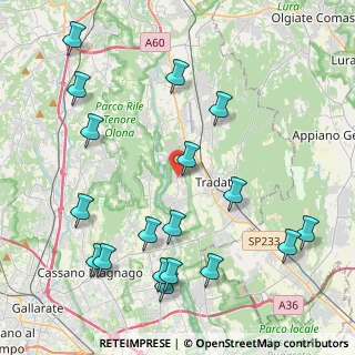 Mappa Via Vittorio Veneto, 21050 Lonate Ceppino VA, Italia (5.02667)