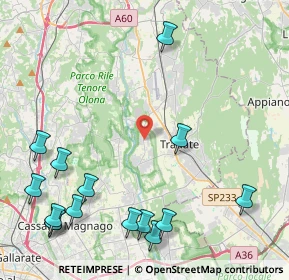 Mappa Via Vittorio Veneto, 21050 Lonate Ceppino VA, Italia (5.748)