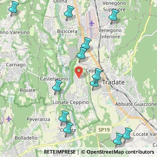 Mappa Via Vittorio Veneto, 21050 Lonate Ceppino VA, Italia (2.66583)