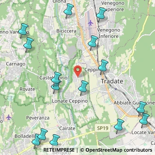 Mappa Via Vittorio Veneto, 21050 Lonate Ceppino VA, Italia (3.05067)