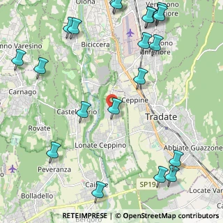 Mappa Via Vittorio Veneto, 21050 Lonate Ceppino VA, Italia (3.005)