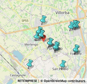 Mappa Via Aquileia, 31050 Ponzano Veneto TV, Italia (1.658)