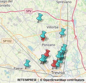 Mappa Via Aquileia, 31050 Ponzano Veneto TV, Italia (4.1425)