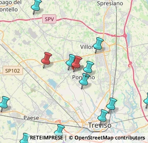 Mappa Via Aquileia, 31050 Ponzano Veneto TV, Italia (5.10429)