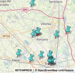 Mappa Via Aquileia, 31050 Ponzano Veneto TV, Italia (4.64533)