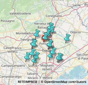 Mappa Via Aquileia, 31050 Ponzano Veneto TV, Italia (10.45579)