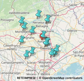 Mappa Via Aquileia, 31050 Ponzano Veneto TV, Italia (12.59)