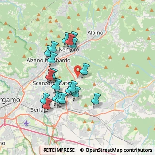 Mappa Via Valle Gavarnia, 24020 Scanzorosciate BG, Italia (3.4005)