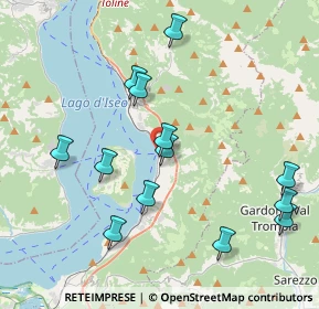 Mappa Via Zirotti, 25057 Sale Marasino BS, Italia (4.15769)