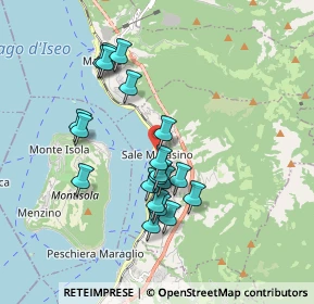 Mappa Via Zirotti, 25057 Sale Marasino BS, Italia (1.6345)