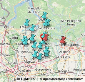 Mappa Via Beolco, 23887 Olgiate Molgora LC, Italia (10.609)