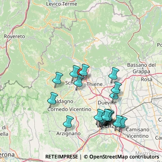Mappa Via Rio Giavenale, 36015 Schio VI, Italia (17.412)
