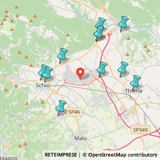 Mappa Via Rio Giavenale, 36015 Schio VI, Italia (4.37364)