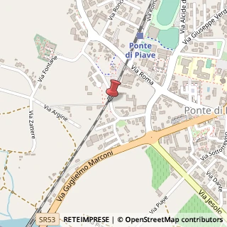 Mappa Via risorgimento 20, 31047 Ponte di Piave, Treviso (Veneto)