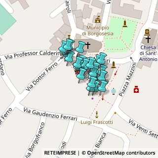 Mappa Piazza Giuseppe Mazzini, 13011 Borgosesia VC, Italia (0)