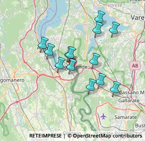 Mappa Via Repubblica, 28053 Castelletto sopra Ticino NO, Italia (6.09385)