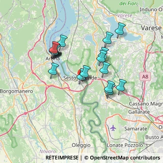 Mappa Via Repubblica, 28053 Castelletto sopra Ticino NO, Italia (6.54778)