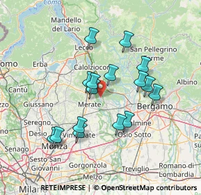 Mappa Via Zappello, 24030 Villa d'Adda BG, Italia (12.49813)