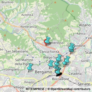 Mappa Via Rosolino Pilo, 24123 Bergamo BG, Italia (2.5705)